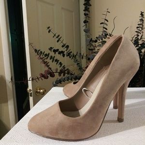 Forever 21 Suede Nued Pumps